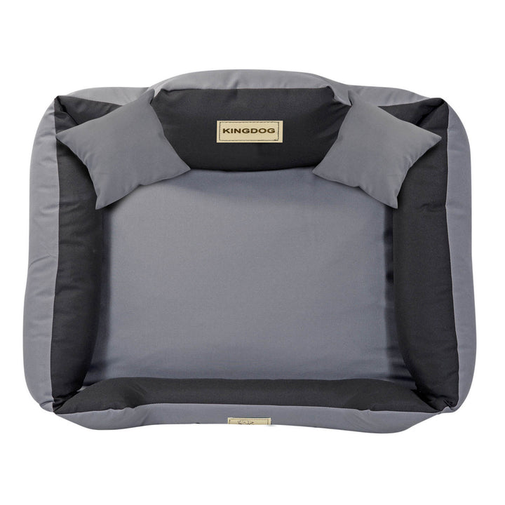 KINGDOG KINMIC75/65C-SZ Letto per cani 75x65 cm grigio/nero