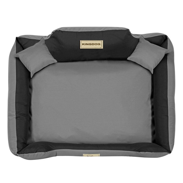 KINGDOG KINMIC115/95C-SZ Letto per cani 115x95 cm grigio/nero