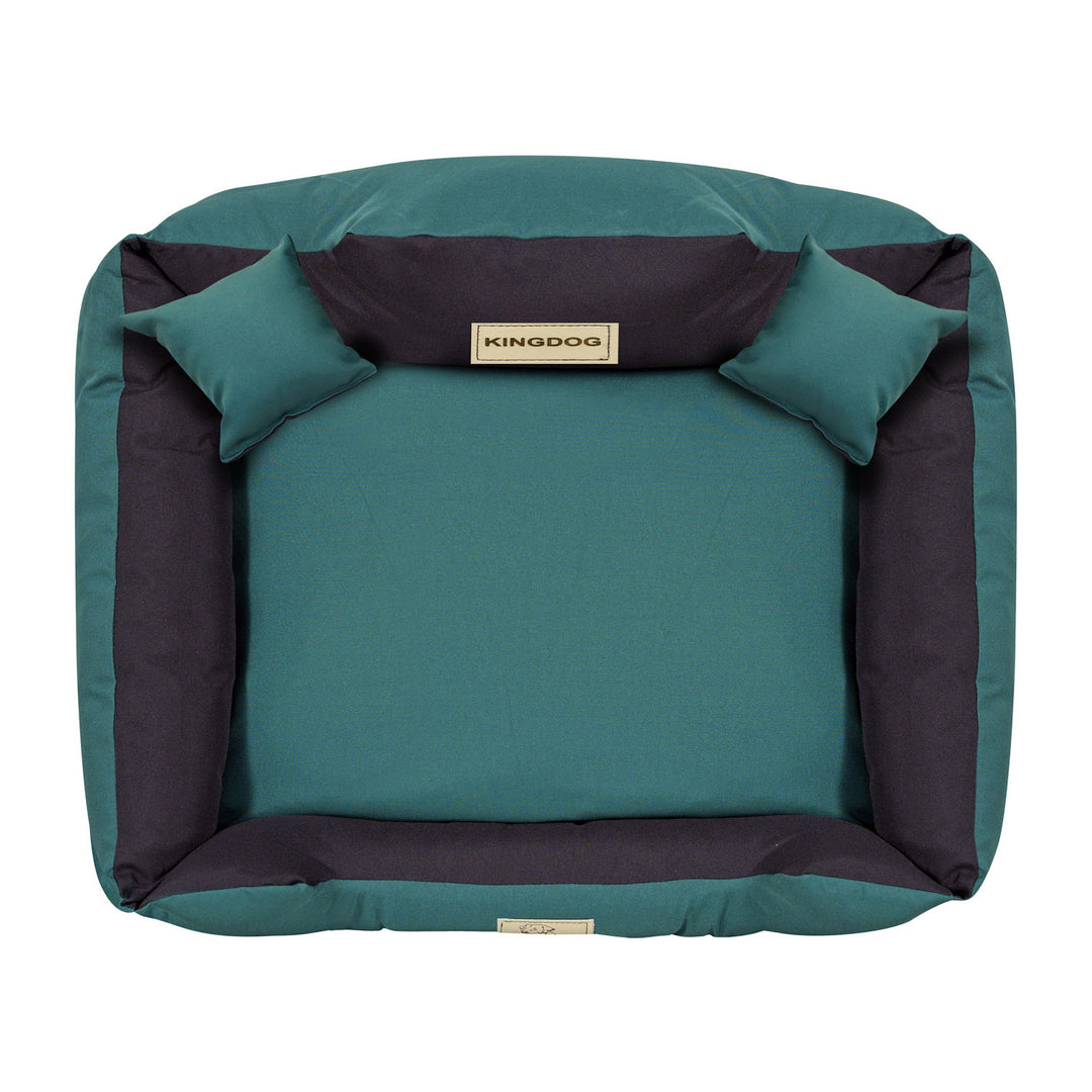 KINGDOG KINMIC100/75ZIE Letto per cani 100x75 cm verde/nero