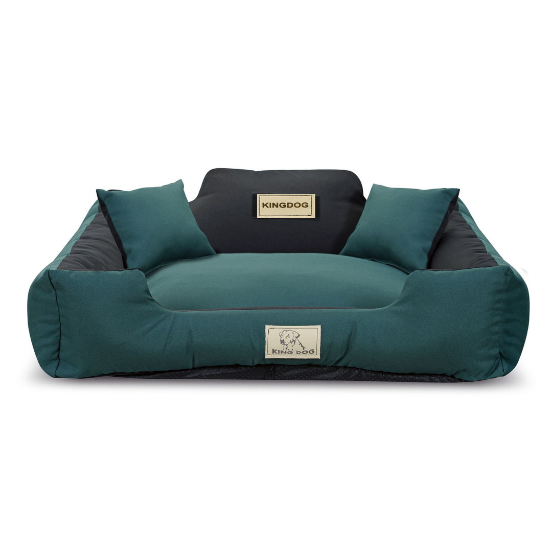 KINGDOG KINMIC100/75ZIE Letto per cani 100x75 cm verde/nero