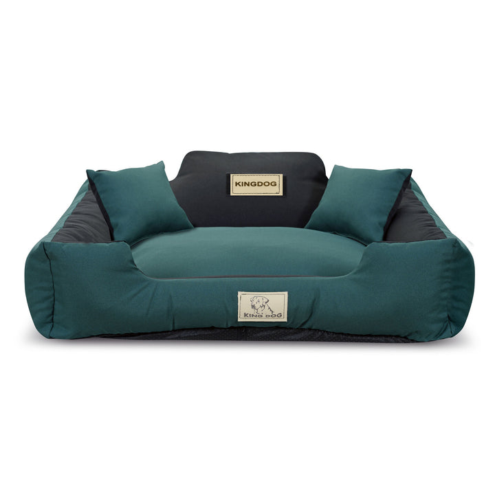 KINGDOG KINMIC100/75ZIE Letto per cani 100x75 cm verde/nero