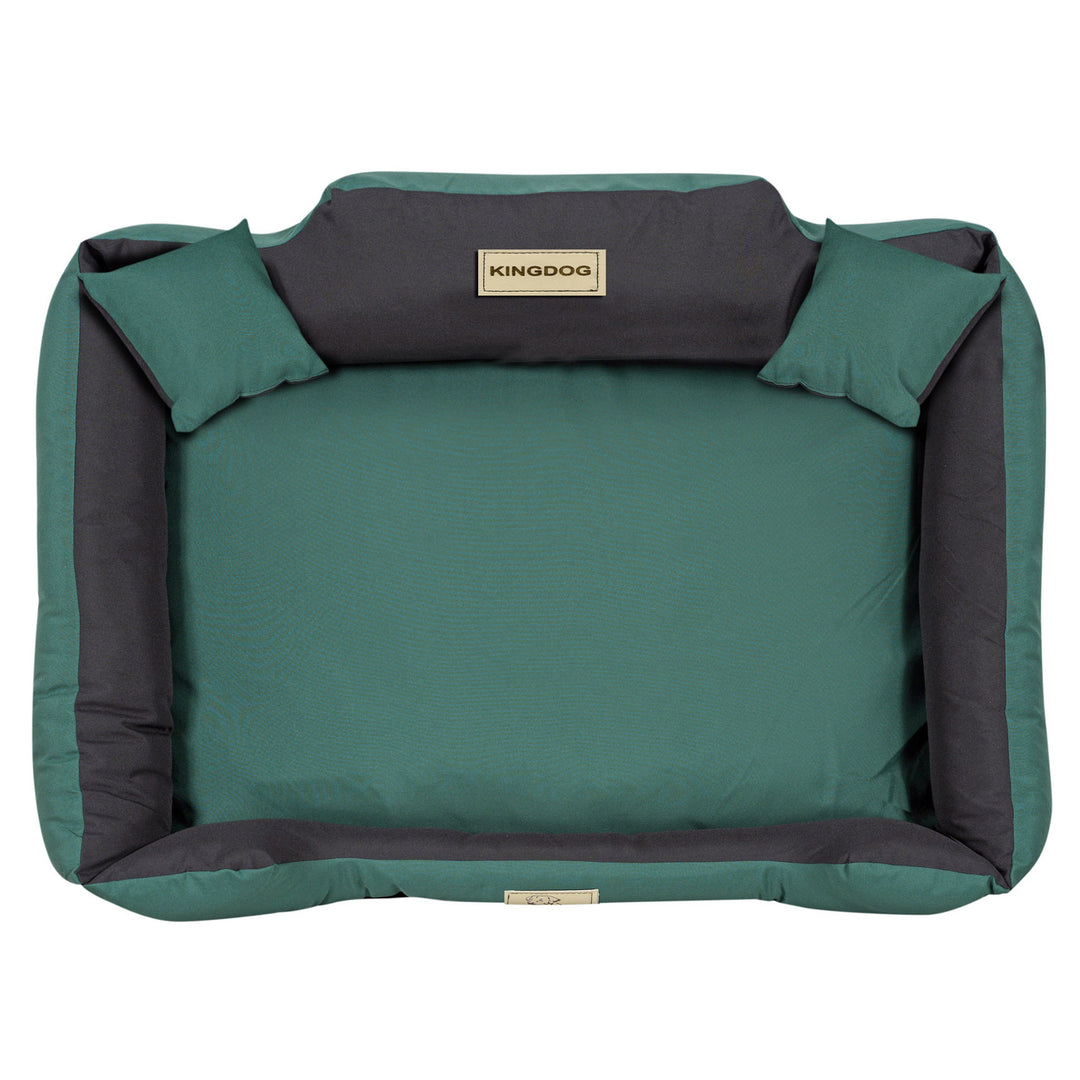 KINGDOG KINMIC115/95ZIE Cuccia per cani 115x95 cm verde/nero