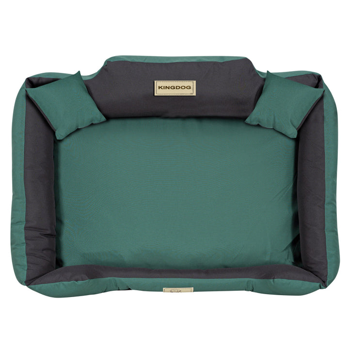 KINGDOG KINMIC115/95ZIE Cuccia per cani 115x95 cm verde/nero