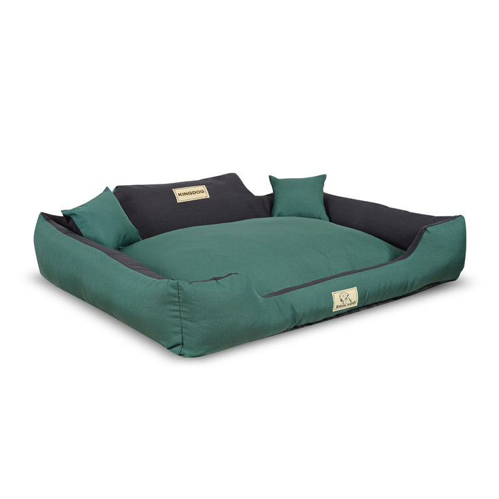 KINGDOG KINMIC115/95ZIE Cuccia per cani 115x95 cm verde/nero