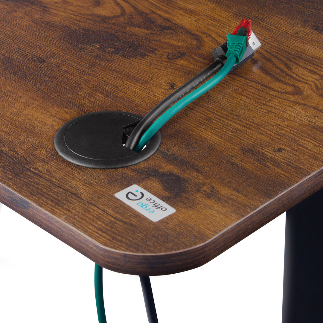 Scrivania Ergo Office con regolazione elettrica dell'altezza, per stare in piedi e seduti, altezza massima 114 cm, ER-451