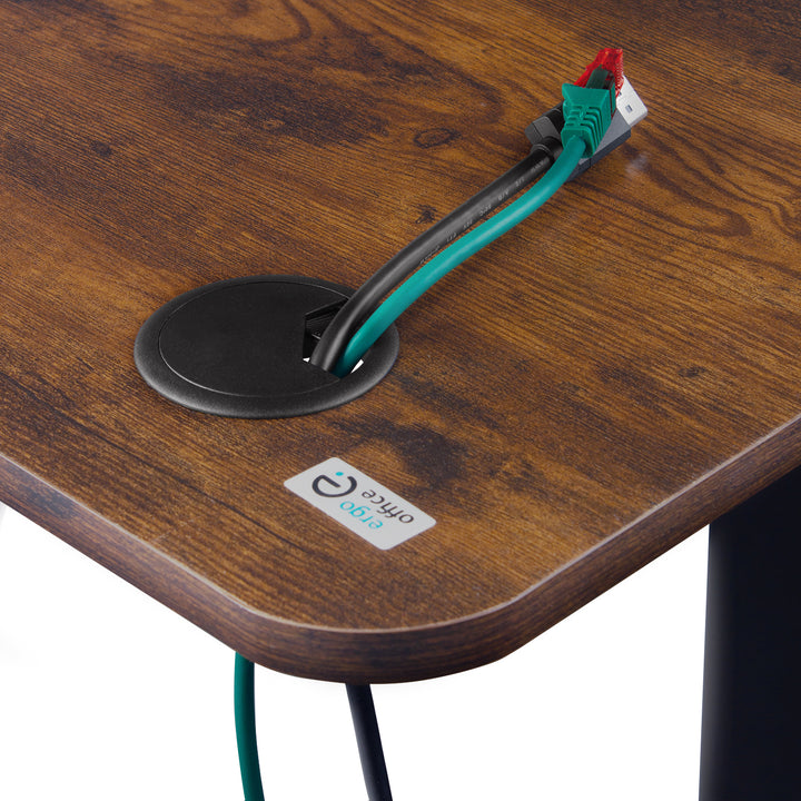 Scrivania Ergo Office con regolazione elettrica dell'altezza, per stare in piedi e seduti, altezza massima 114 cm, ER-451