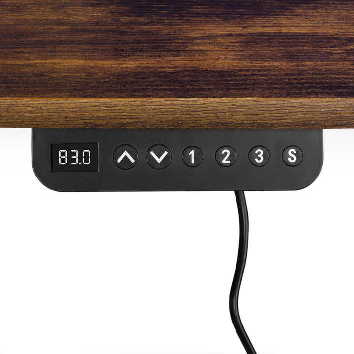 Scrivania Ergo Office con regolazione elettrica dell'altezza, per stare in piedi e seduti, altezza massima 114 cm, ER-451