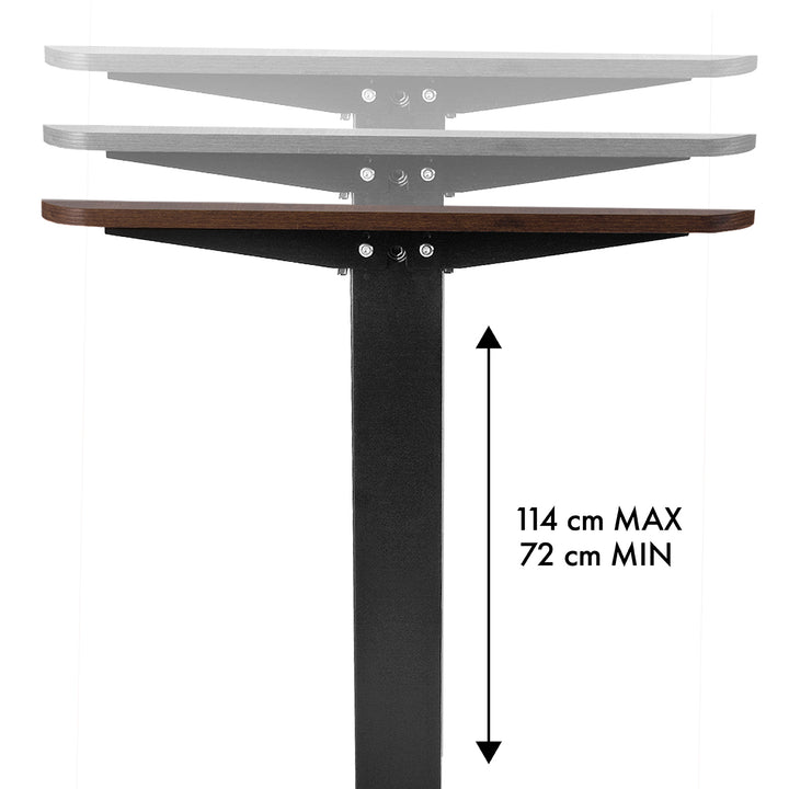 Scrivania Ergo Office con regolazione elettrica dell'altezza, per stare in piedi e seduti, altezza massima 114 cm, ER-451