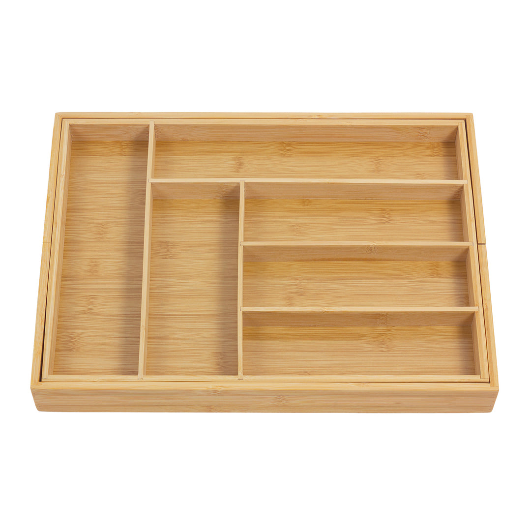 Organizzatore di posate in bambù estensibile GreenBlue, 325-500x430x45 mm, GB379