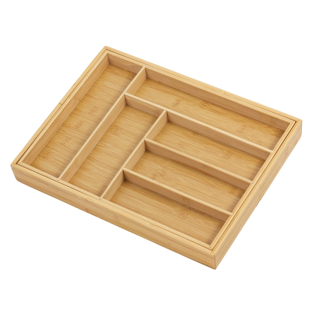 Organizzatore di posate in bambù estensibile GreenBlue, 325-500x430x45 mm, GB379
