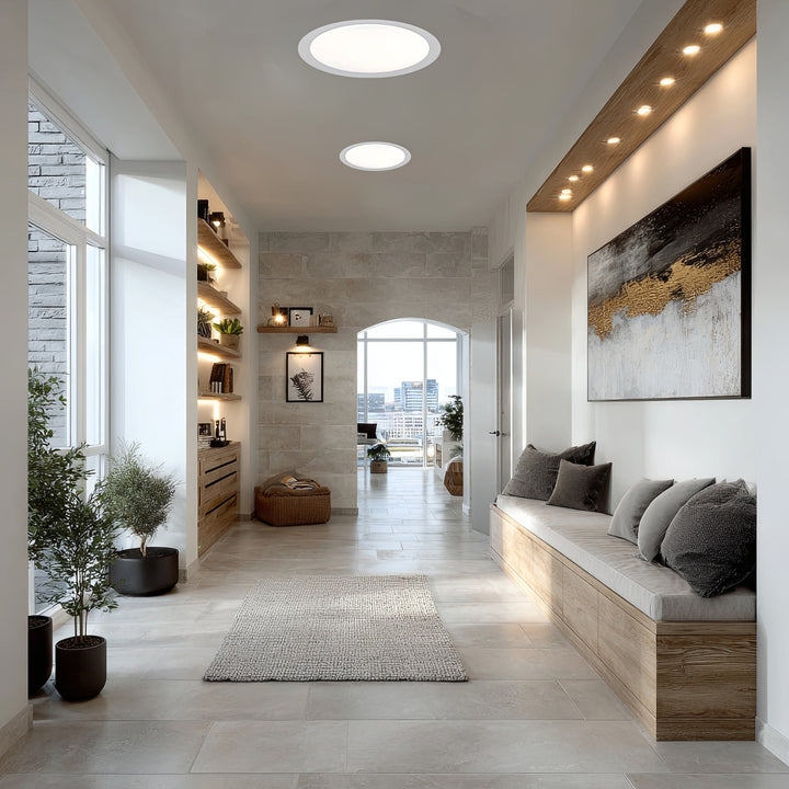 Pannello a soffitto Maclean LED, montaggio a filo SLIM, 18W, bianco neutro 4000K, 170*26mm, 1900 lm, MCE372 R