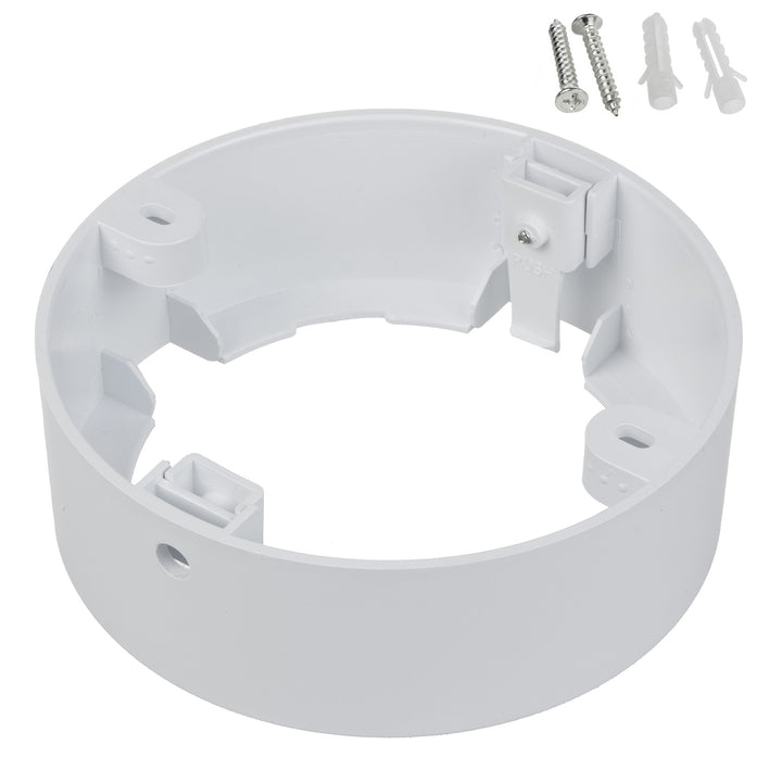 Cornice Telaio Maclean, per pannello LED 9W, rotondo, 120*38mm, MCE376 R