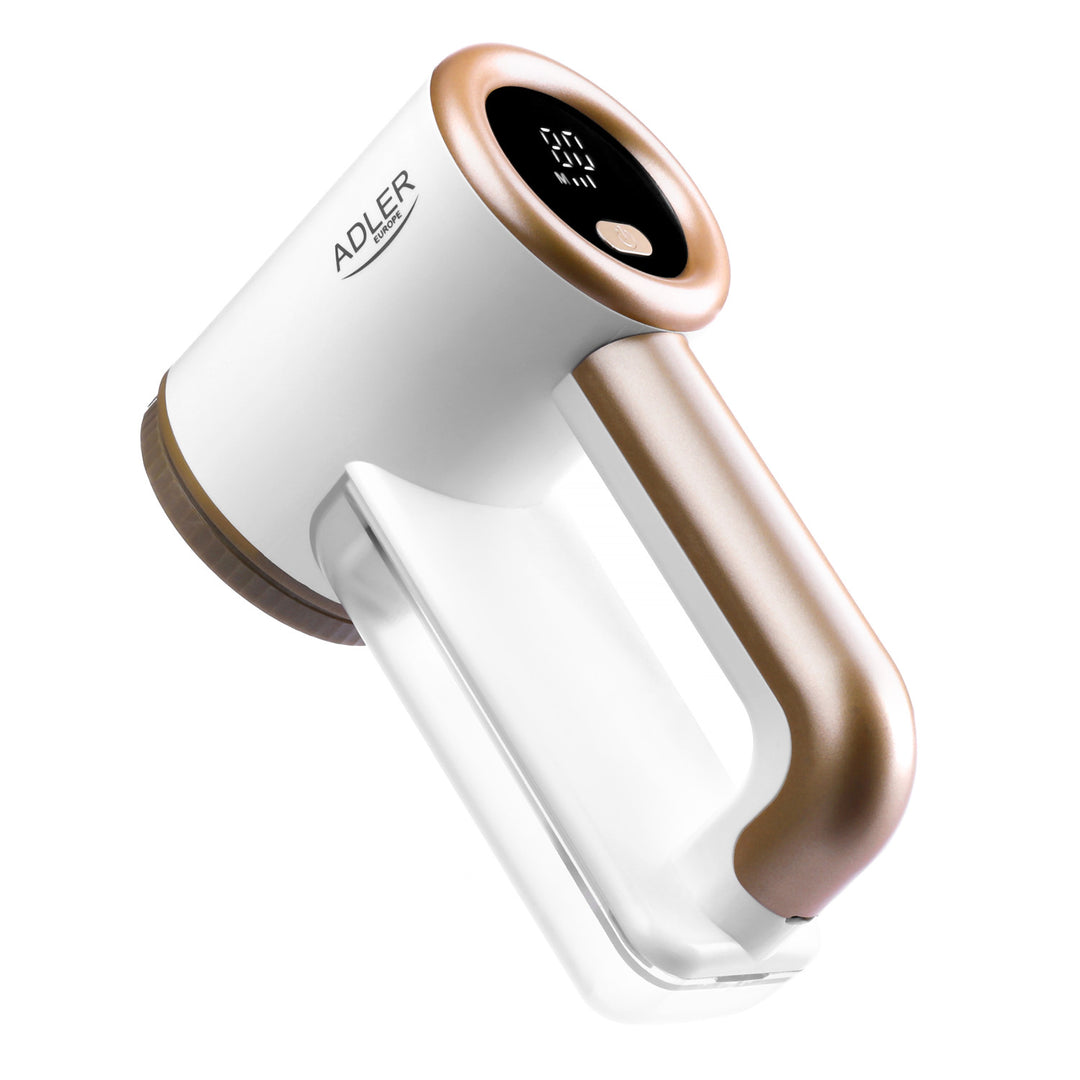 Rasoio per tessuti Adler, ricarica USB, display LCD, velocità a 3 livelli, spazzola, AD 9617
