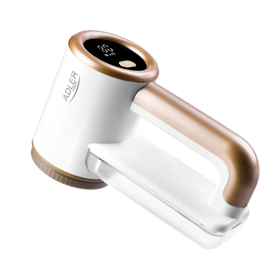Rasoio per tessuti Adler, ricarica USB, display LCD, velocità a 3 livelli, spazzola, AD 9617