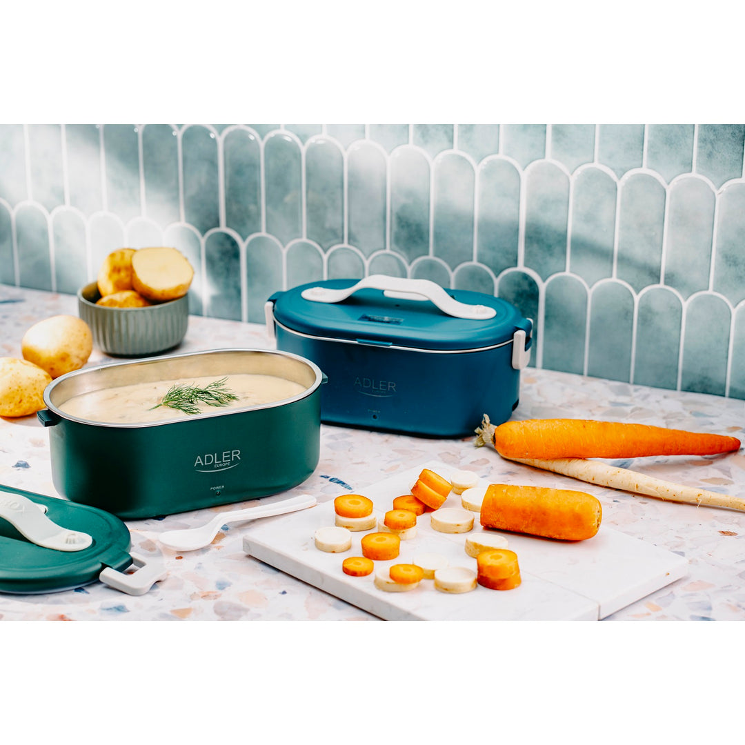 Contenitore riscaldabile per alimenti da 0,8 litri Adler AD 4505 verde