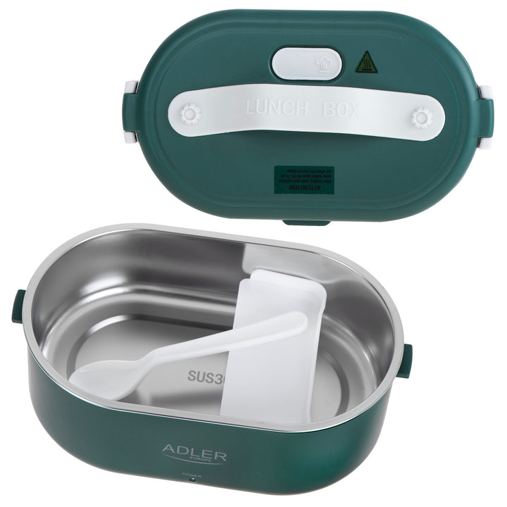 Contenitore riscaldabile per alimenti da 0,8 litri Adler AD 4505 verde
