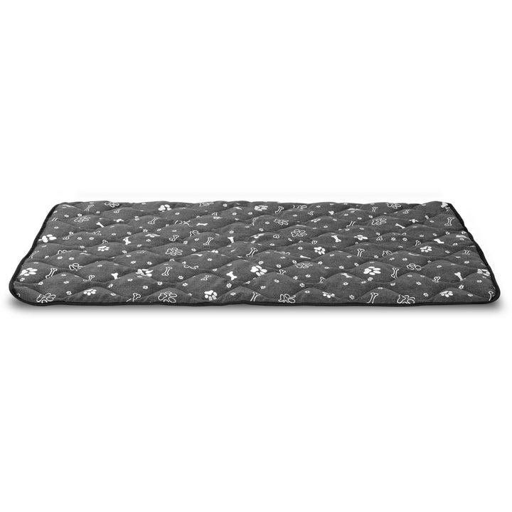 Prestige Dog Bed Dog Mat Materasso impermeabile durevole per cani  (120 x 80 cm, Ossa d'argento)
