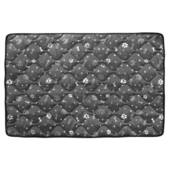 Prestige Dog Bed Dog Mat Materasso impermeabile durevole per cani  (120 x 80 cm, Ossa d'argento)