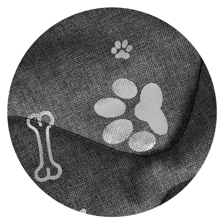 Prestige Dog Bed Dog Mat Materasso impermeabile durevole per cani  (120 x 80 cm, Ossa d'argento)