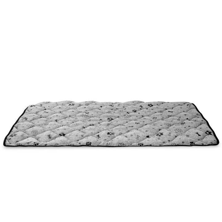 Prestige Dog Bed Dog Mat Materasso impermeabile durevole per cani(100 x 70 cm, Ossa nere)