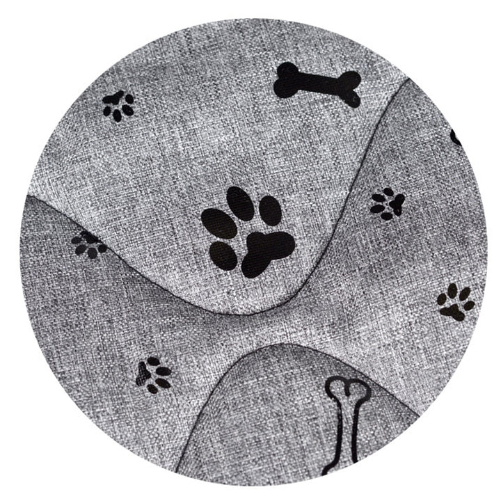 Prestige Dog Bed Dog Mat Materasso impermeabile durevole per cani(100 x 70 cm, Ossa nere)