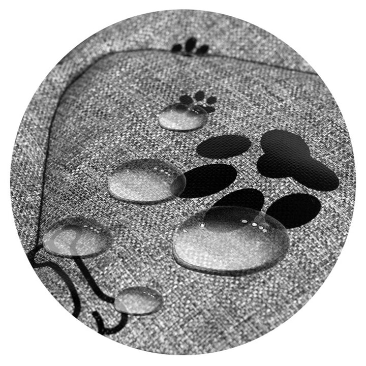 Prestige Dog Bed Dog Mat Materasso impermeabile durevole per cani(100 x 70 cm, Ossa nere)