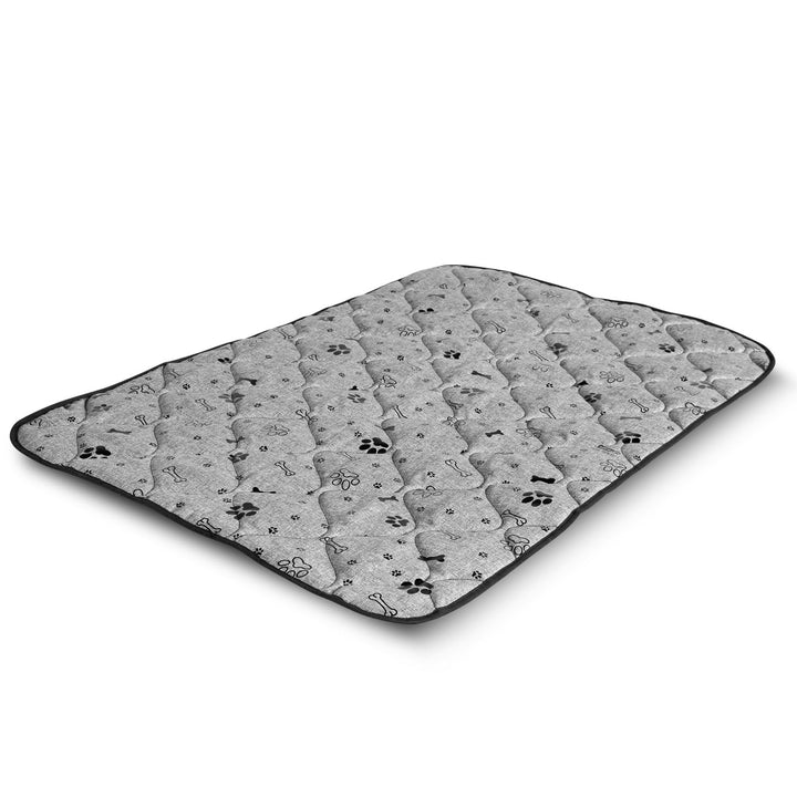 Prestige Dog Bed Dog Mat Materasso impermeabile durevole per cani (120 x 80 cm, Ossa nere)
