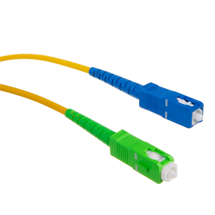 Cavo patchcord in fibra ottica Maclean, SC/APC-SC/UPC SM 9/125 LSZH, monomodale, lunghezza 10 m, simplex, G657A2, MCTV-404