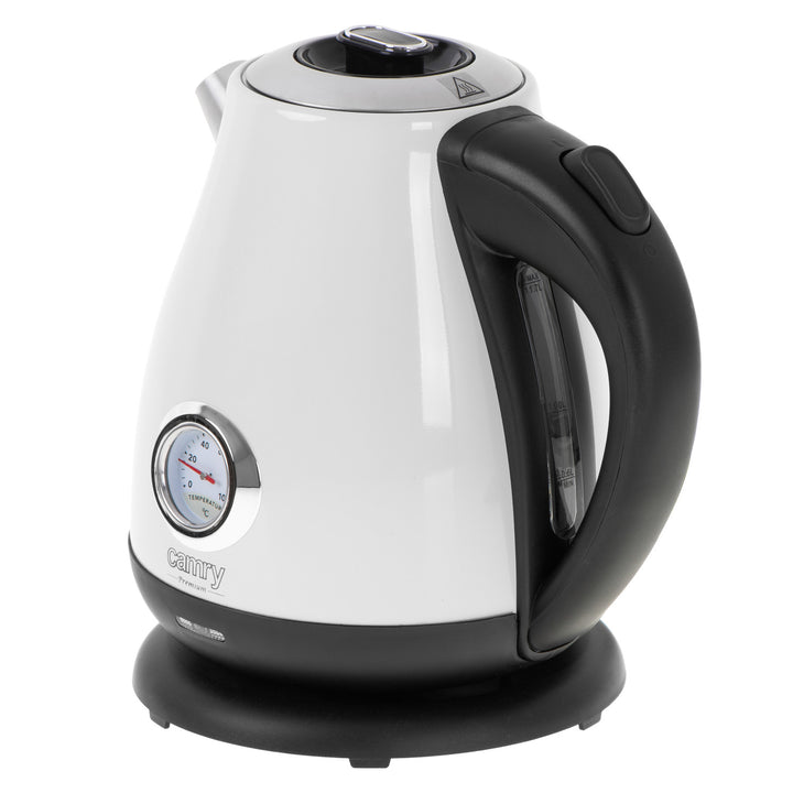 Bollitore elettrico Camry, senza fili, con termometro, 1,7L, 2200W, CR 1344