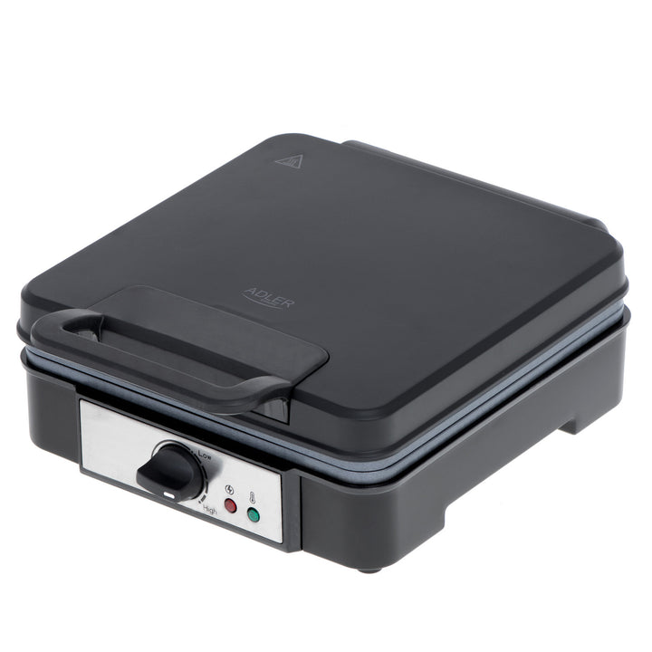 Macchina per waffle Adler, per 4 waffle, controllo della temperatura, 1800W, AD 3049