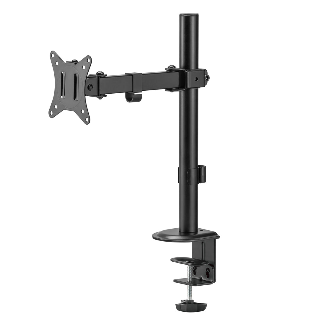 Maclean MC-572N Supporto da tavolo per monitor LCD, braccio singolo, VESA 75x75 e 100x100, 17-32", 9 kg,