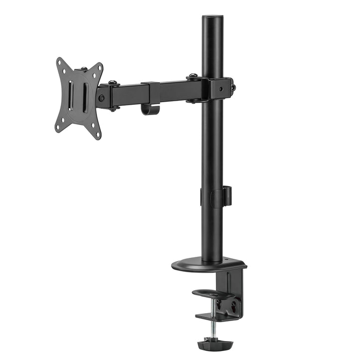 Maclean MC-572N Supporto da tavolo per monitor LCD, braccio singolo, VESA 75x75 e 100x100, 17-32", 9 kg,