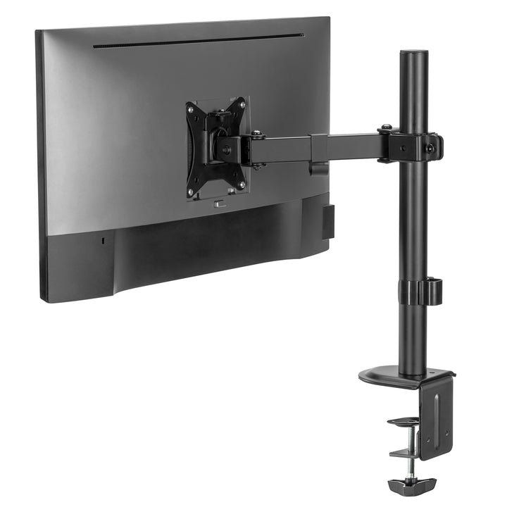 Maclean MC-572N Supporto da tavolo per monitor LCD, braccio singolo, VESA 75x75 e 100x100, 17-32", 9 kg,