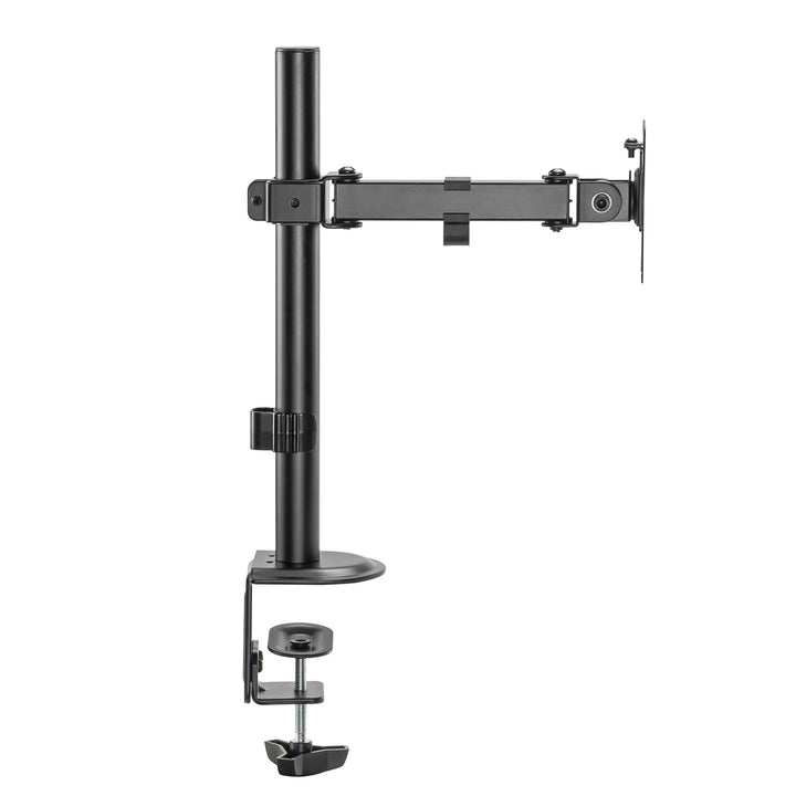 Maclean MC-572N Supporto da tavolo per monitor LCD, braccio singolo, VESA 75x75 e 100x100, 17-32", 9 kg,