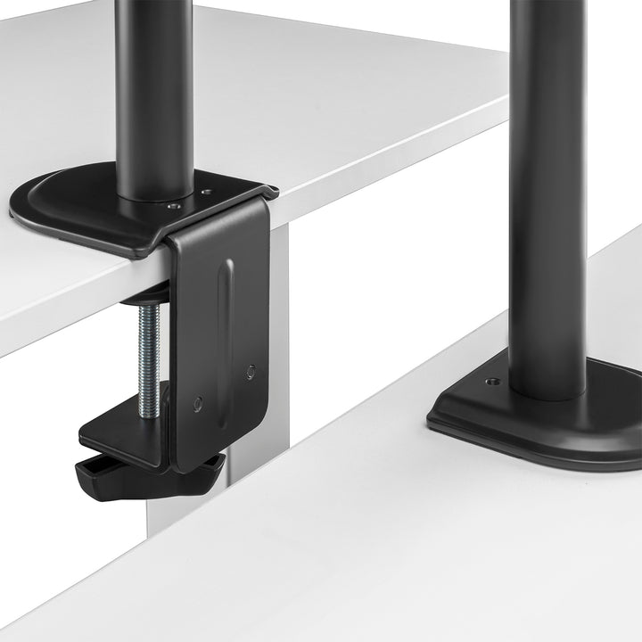 Maclean MC-572N Supporto da tavolo per monitor LCD, braccio singolo, VESA 75x75 e 100x100, 17-32", 9 kg,