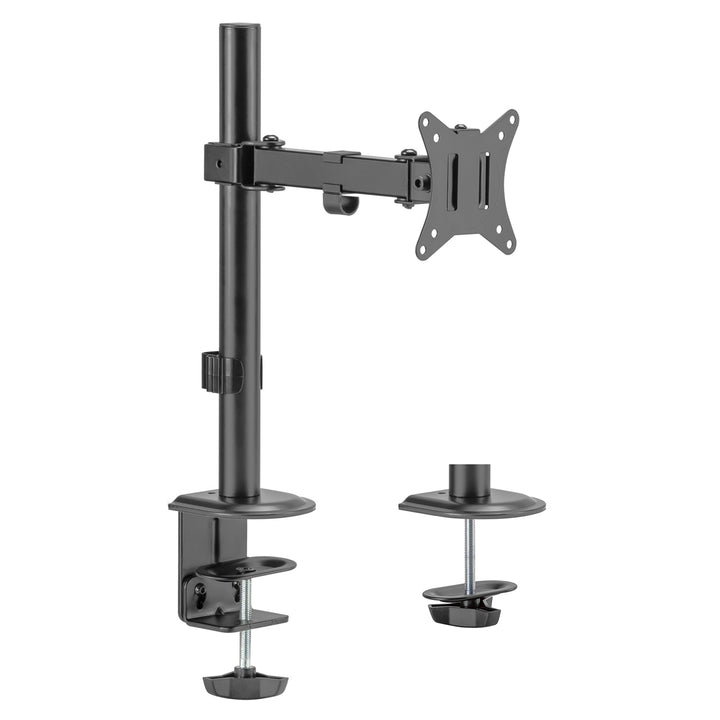 Maclean MC-572N Supporto da tavolo per monitor LCD, braccio singolo, VESA 75x75 e 100x100, 17-32", 9 kg,