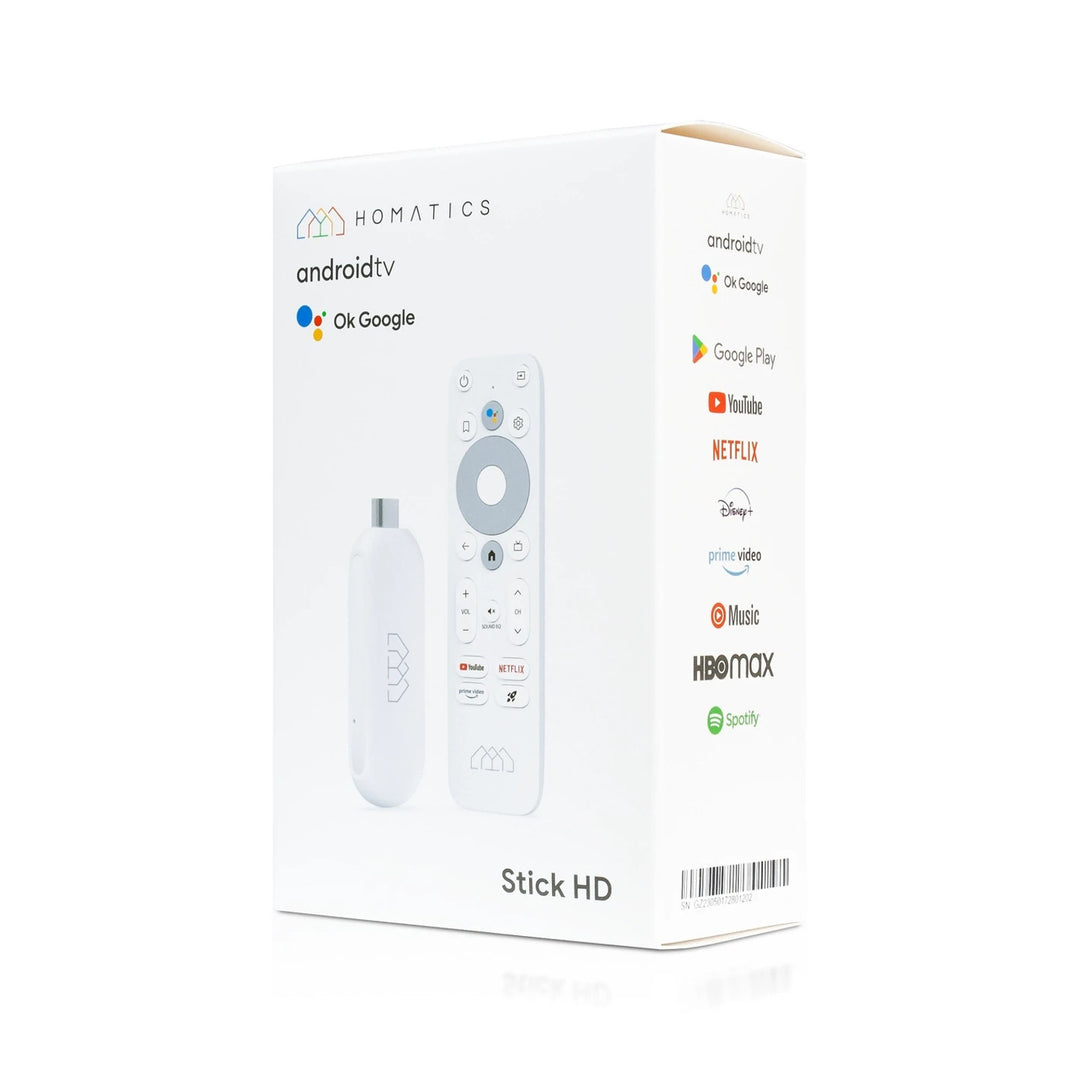 Lettore multimediale Homatics, Android TV 11, 32 GB, 1 GB di RAM, Stick HD
