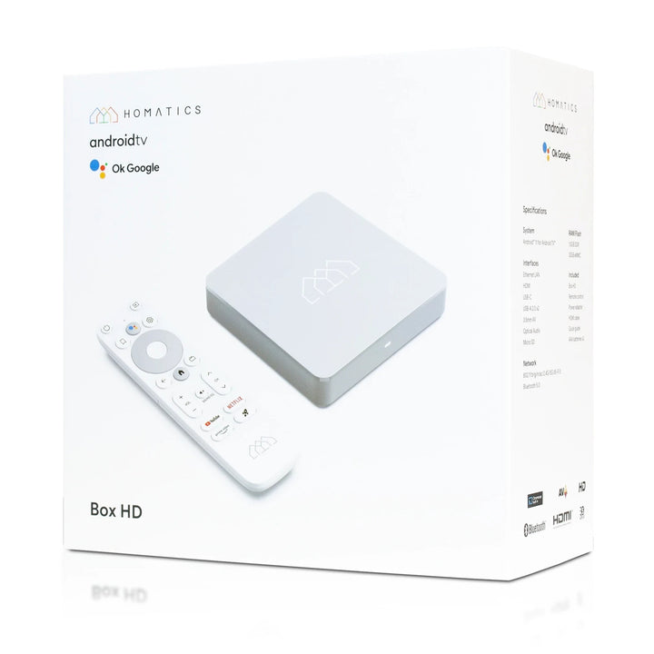 Riproduttore multimediale Homatics, Android TV 11, 32GB, 1,5GB RAM, Box HD