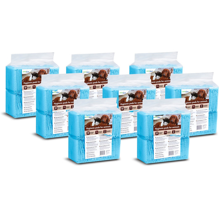 GB495 Tappetini igienici per cani/gatti Assorbenti igienici per imparare a fare pipì Tappetini da addestramento monouso a 6 strati  400 pz.