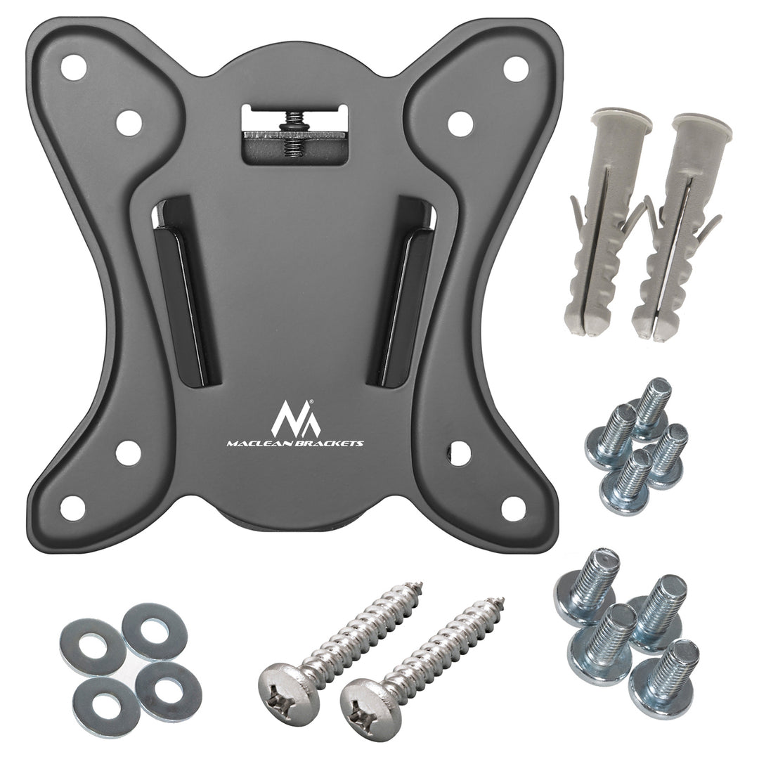 Supporto TV Maclean, max VESA 100x100, 13-27", 25 kg, MC-715A
