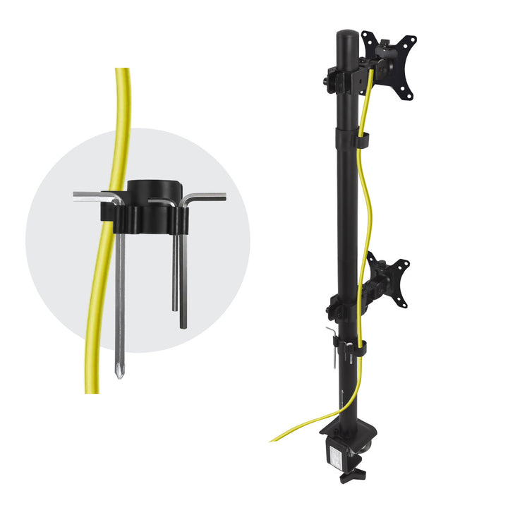 Supporto per monitor Maclean, max VESA 100x100, 13-27", 9 kg, MC-966
