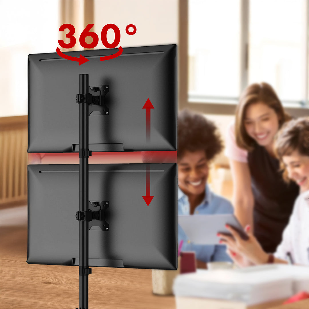 Supporto per monitor Maclean, max VESA 100x100, 13-27", 9 kg, MC-966
