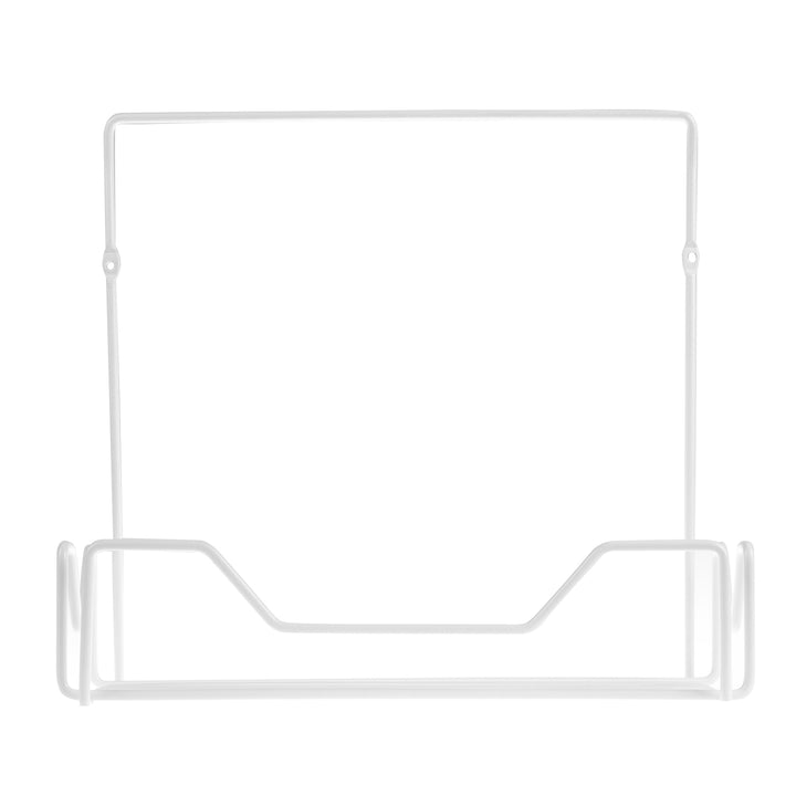 Mensola da bagno ABJ, per utensili da bagno, a parete, mendola doccia, colore bianco