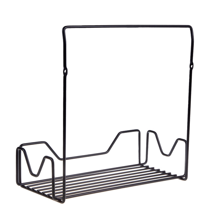Mensola da bagno ABJ, per utensili da bagno, a parete, mendola doccia, colore nero