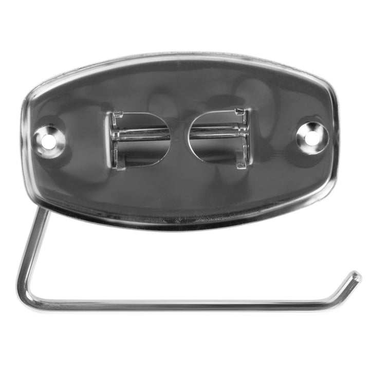 Porta carta igienica ABJ, per il bagno, a parete, colore cromato