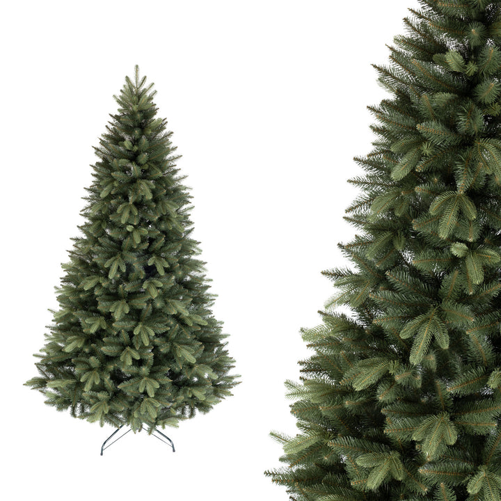 Novatom SSGPE180 Albero di Natale artificiale Abete rosso scadinavo con rami in PE,180 cm