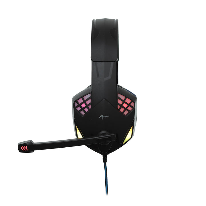 Cuffie da gioco ART, con microfono, retroilluminazione a LED, G11