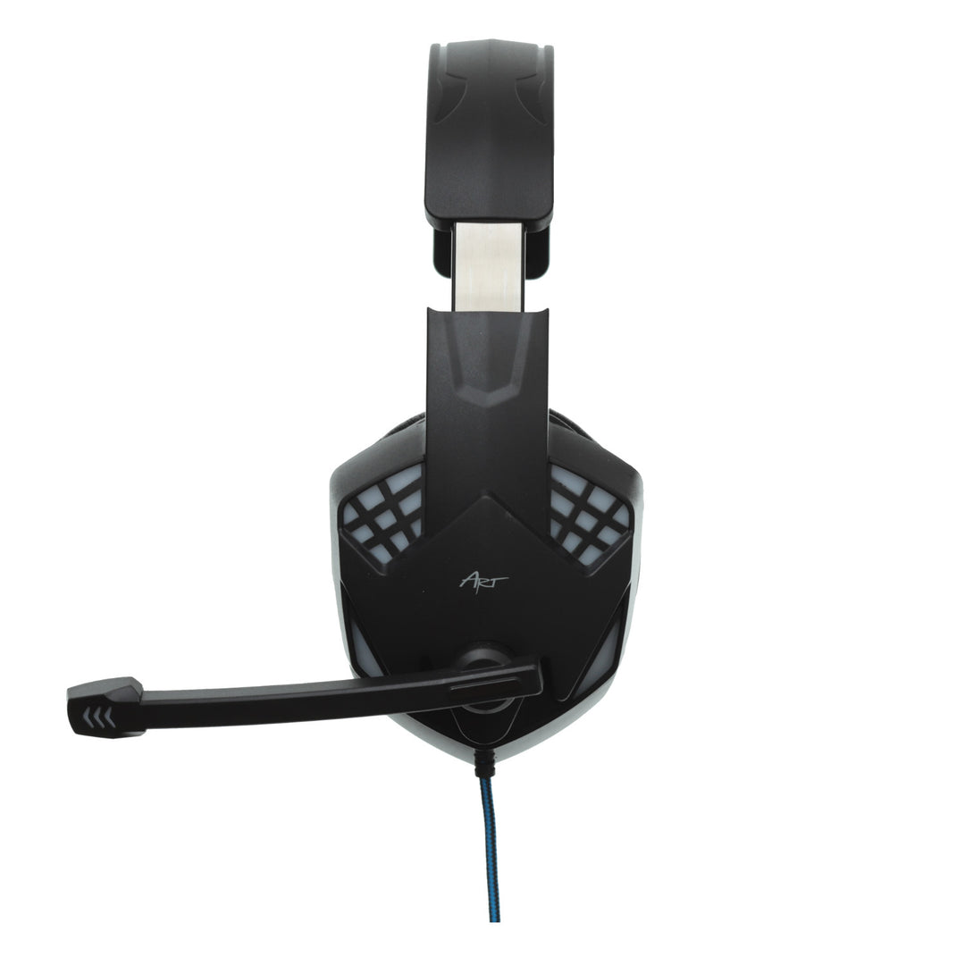 Cuffie da gioco ART, con microfono, retroilluminazione a LED, G11