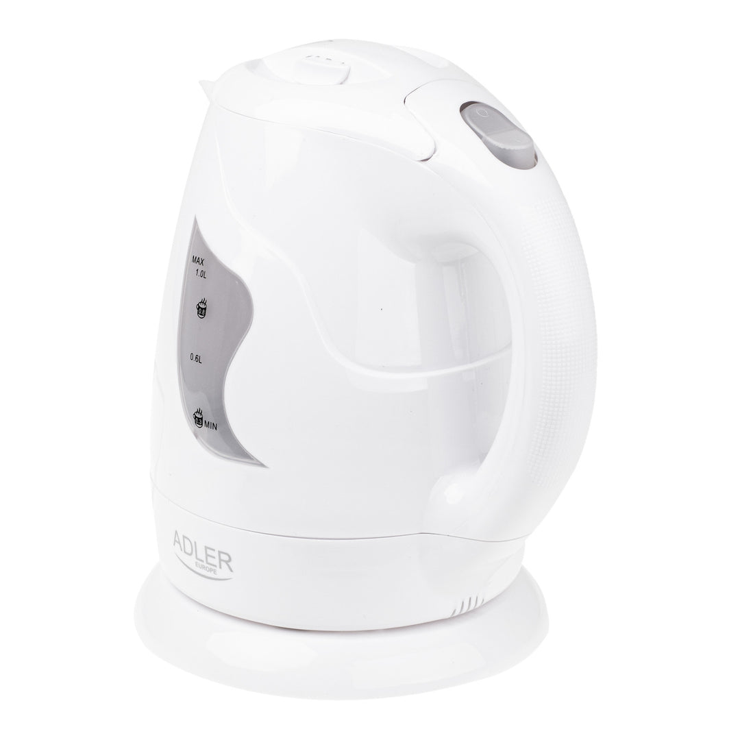 Bollitore a batteria Adler, 850W, 1L, bianco, AD 08 w