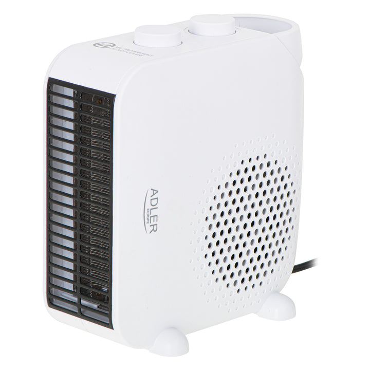 Termoventilatore Adler,doppia funzione, aria fredda, 2000W, bianco, AD 7725